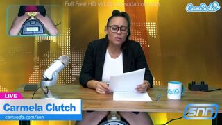 Carmela Clutch Hot Latin News Onani Live