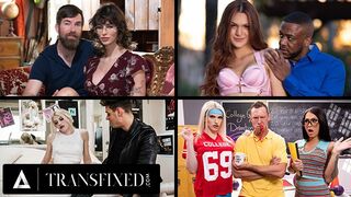 Varmt urval av transgender förförare - män jävla stora bröst trans flickor