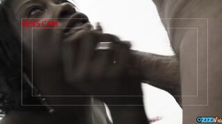 Black bomb milf grupp knulla med vita svansar i anal och dubbel penetration