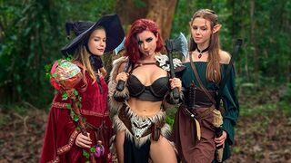 World Porno d & d - Sweetie Fox, Diana ryttare och arina räv sex äventyr