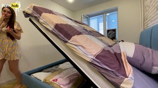 Stepmothers fitta är gåvan av ödet under sängen