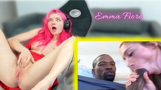 Tiptokos Emma Fiore blev chockad av den svartvita porr