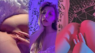 Vacker tonåring skolflicka med en ljummet massage