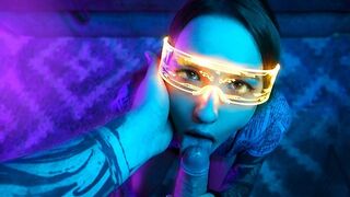 Cyberpunk suger äventyr med lite fitta kyckling