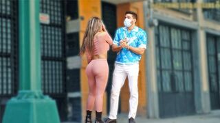 Big Booty Latina förför den rika främlingen för att knulla sin saftiga fitta