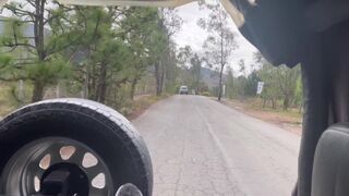 Adrenalinstroke efter vild lesbisk knull utomhus