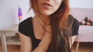 Asmr joi - din rödhåriga flickvän tar hand om dig efter jobbet