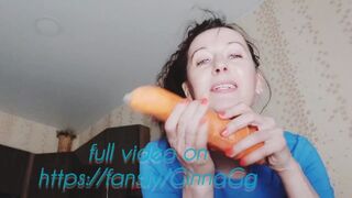 Jag är rolig och jag knullar grönsaker, men gay dick är allt - het ginna