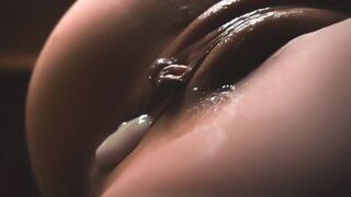 Soft fuck och big gut close up