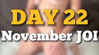 Första dagen i november: Lecherous onani med en varm milf