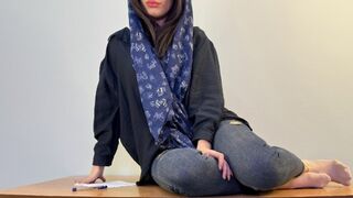 Varm arabisk milf knullar bankiren för tullen