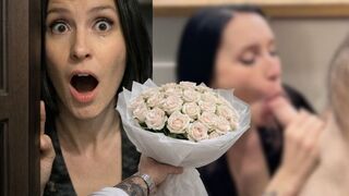 Den 14 februari gav en fläkt mig en blomsterbukett, jag var tvungen att suga den för att lämna mig ensam!