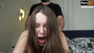Valeria sladkihs anal orgasm - jävla prancing från hennes röv