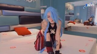 Värsta Amber kai cosplay sammanställning med teen blowjobs