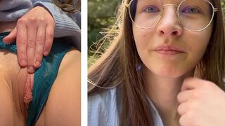 Public spot sprouting tonårsval utanför utomhus