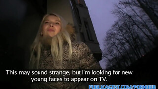 PublicAgent - stor tjock kuk och en blond brud