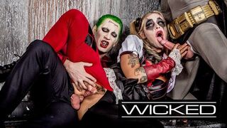 Harley Quinns vilda äventyr med Joker och Batman i en varm trekant