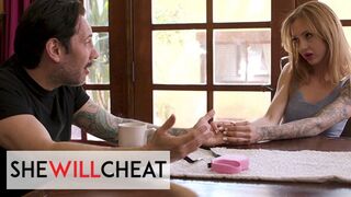 Wild äventyr med grannen - Kendra Cole fuskar på sin man på She Will Cheat
