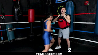 Lite knull efter kickboxningspasset