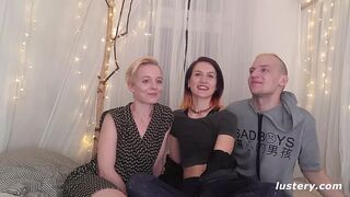 Vincent, sophia och flo dela het kärlek med tre
