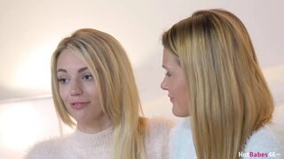Blake Eden och Abby Crosss brinnande lesbiska slick