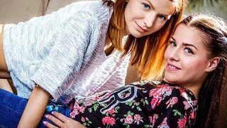 Eveline Dellais vilda ridning med två-headed cock
