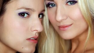Faraway så nära - Cayla Lions och Silvie Lucas heta lesbiska kramar