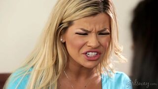 Abby Lee brasilianska och Adriana Sephora Hot Teenage lesbiska spel