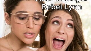 Abella Danger faller som bete på nätet av en falsk lesbisk skådespelerska