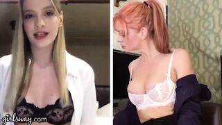 Kenna James och Serene Siren masserar långt bort i karantän